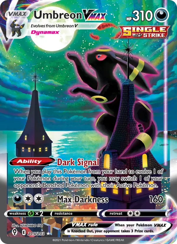 Umbreon VMAX — Evolving Skies — 215