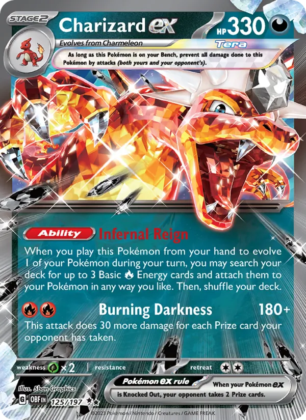 Charizard ex — Obsidian Flames — 125