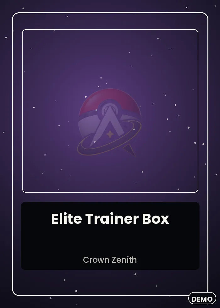 Elite Trainer Box — Crown Zenith