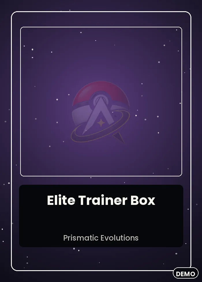Elite Trainer Box — Prismatic Evolutions