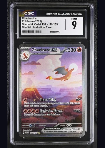 Charizard ex Scarlet & Violet 151 CGC 9